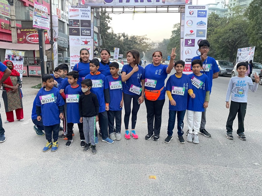 Marathon walkathon event