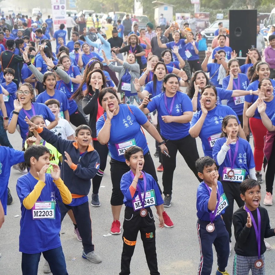 Marathon walkathon event