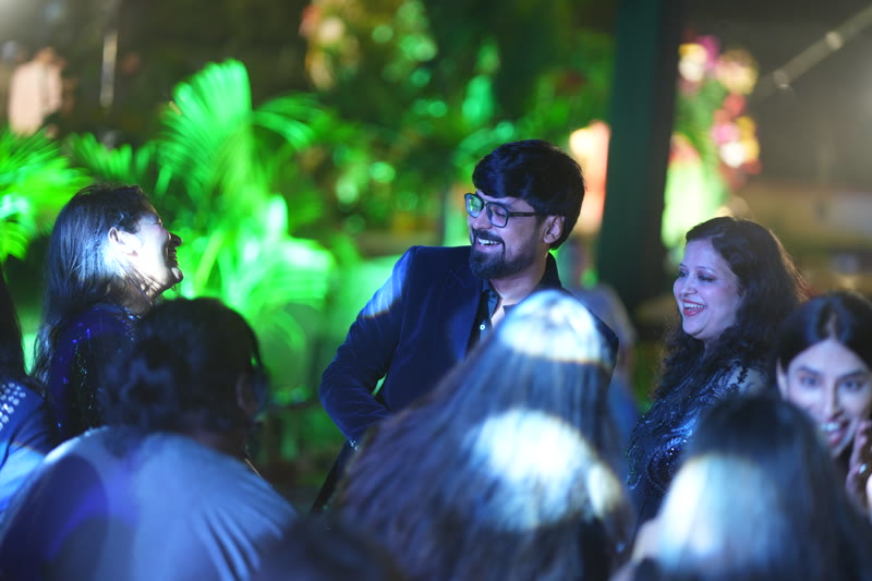 Evening cocktail celebration