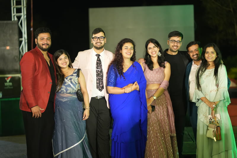 Cocktail party crowd