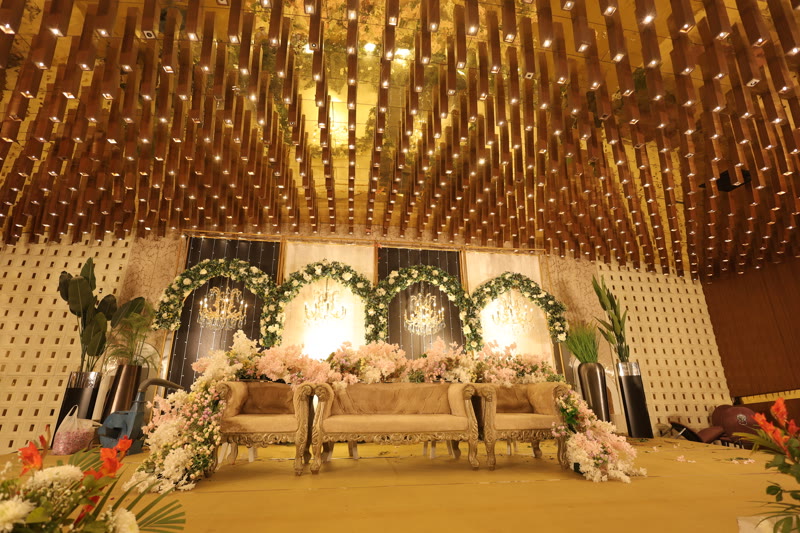 Wedding entrance decoration