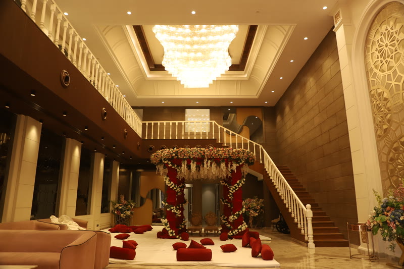 Wedding venue transformation