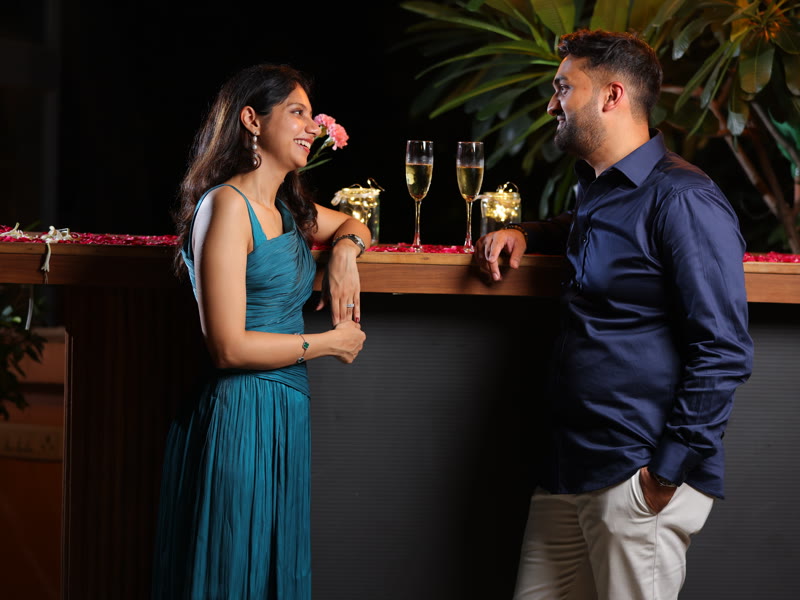 Pre-wedding candid moments