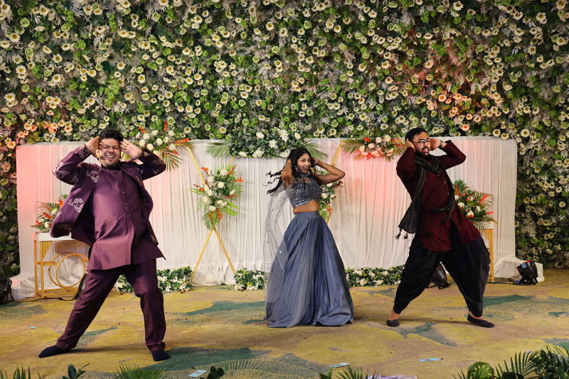 Ring ceremony couple moments